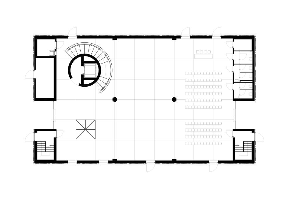 Ground Floor plan. (All drawings courtesy Baukuh)