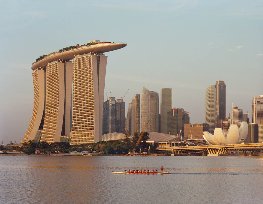 45 years after Habitat: Marina Bay Sands, Singapore, completed 2011.
