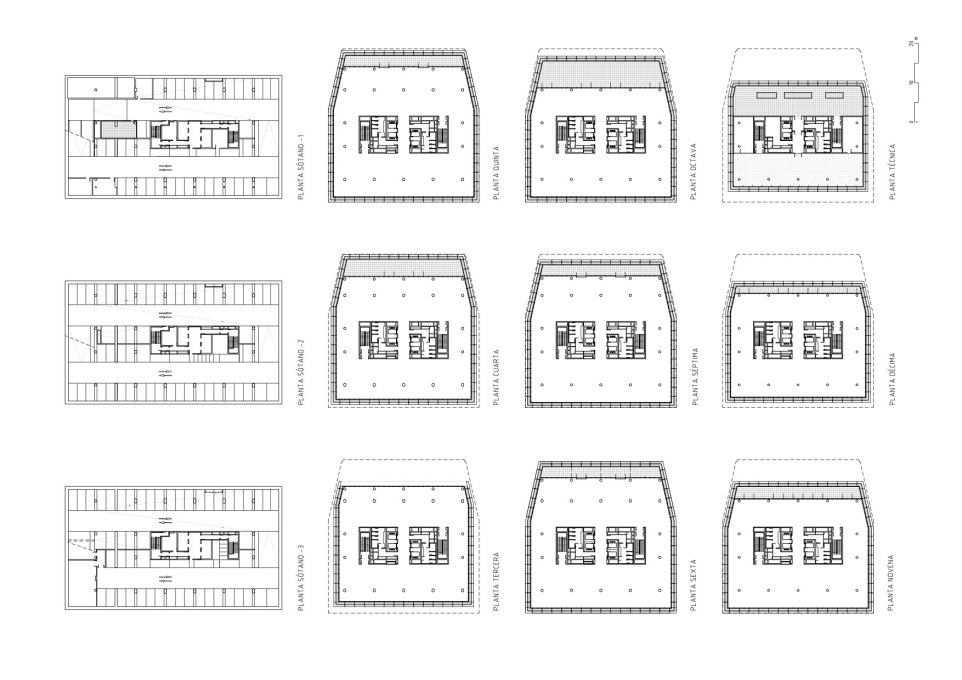 Floor plans.&nbsp;(Image &copy; Batlle i Roig Architects)