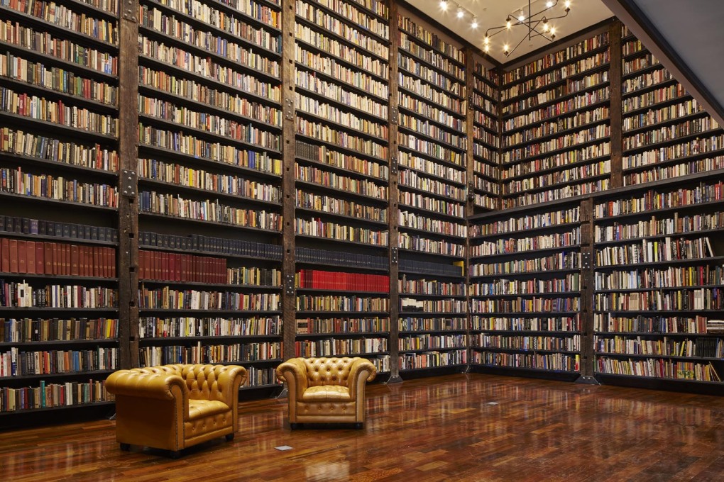 The extraordinary Stony Island Arts Bank library. (Photo: Tom Harris, courtesy Chicago Architecture Biennial)
