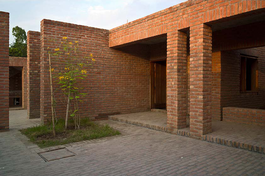 The more private courtyard of the Men's Dormitories. (Photo: Eric Chenal)