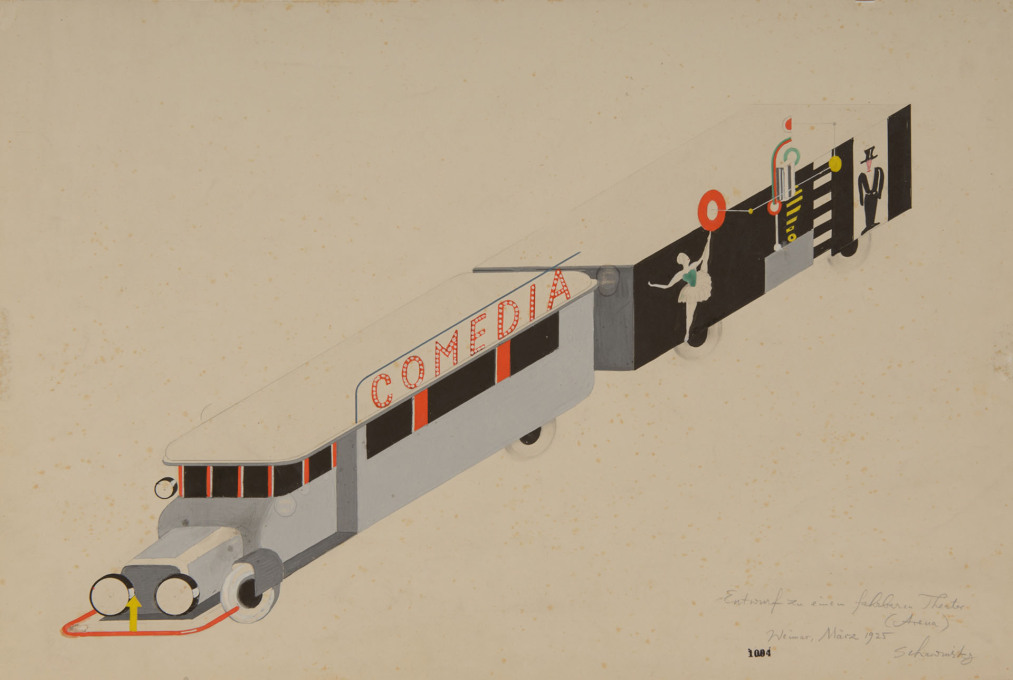 Xanti Schawinsky, Design for a travelling theatre, 1925. (Image:&nbsp;&copy; Xanti Schawinsky Estate)