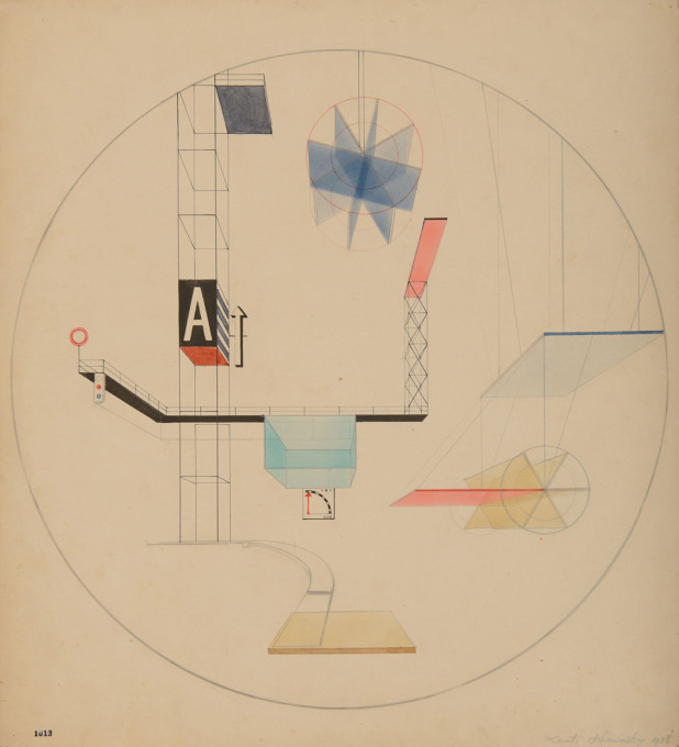 Xanti Schawinsky, Design for a constructivist stage set, 1926. (Image:&nbsp;&copy; Xanti Schawinsky Estate)