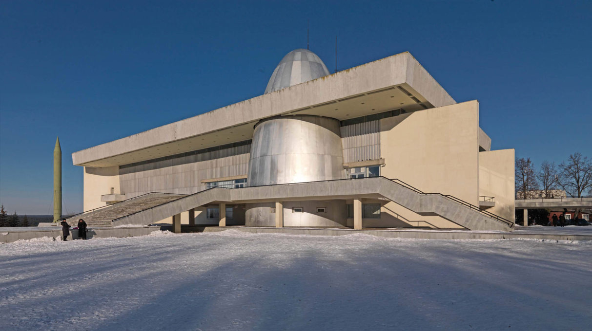 Opened in 1967, the Museum of Cosmonautics in Kaluga is a key work of modernism in the Soviet Union. (Photo: Philipp Meuser)