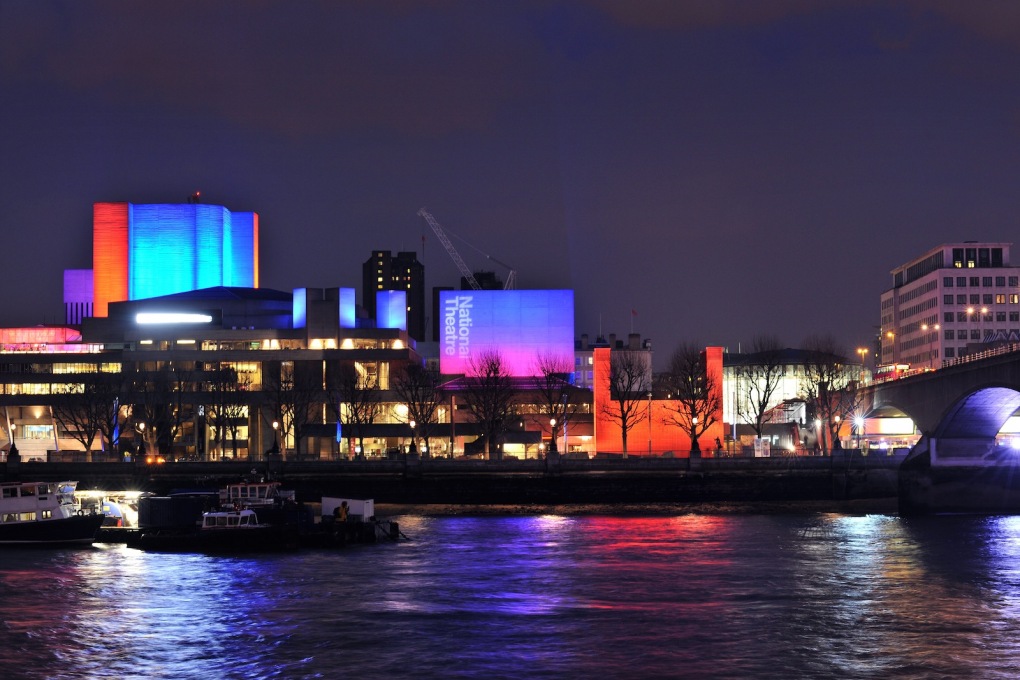The theatre&rsquo;s prominent concrete forms viewed from the northern side of the River Thames. (Photo: Philip Vile)