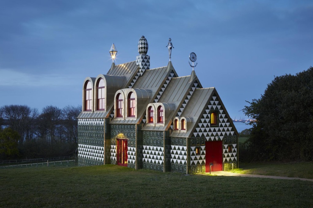 The gingerbread-like &ldquo;House for Essex&rdquo;, designed by FAT Architecture and the artist Grayson Perry around the story of its fictional (and now dead) owner. (Photo: Jack Hobhouse)