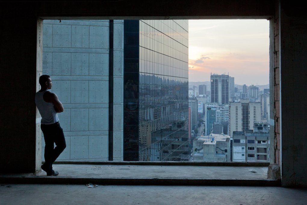 Views on the city: looking out from the Torre David at downtown Caracas. (Photo: Iwan Baan)