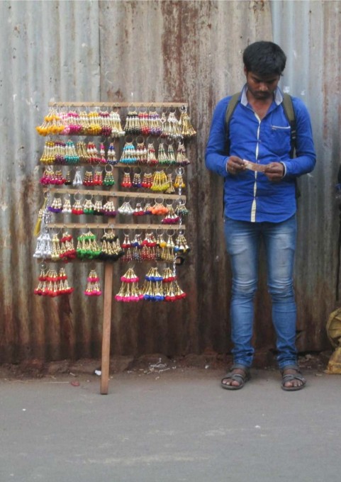 ...and selling structures, on the streets of Mumbai. Photographs from Gupte and Shetty's Mumbai field research.