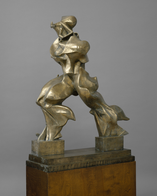 Umberto Boccioni&rsquo;s bronze cast:&nbsp;&ldquo;Unique Forms of Continuity in Space&rdquo;, 1913 (cast 1949). (Image: Art Resource, New York &copy; The Metropolitan Museum of Art)