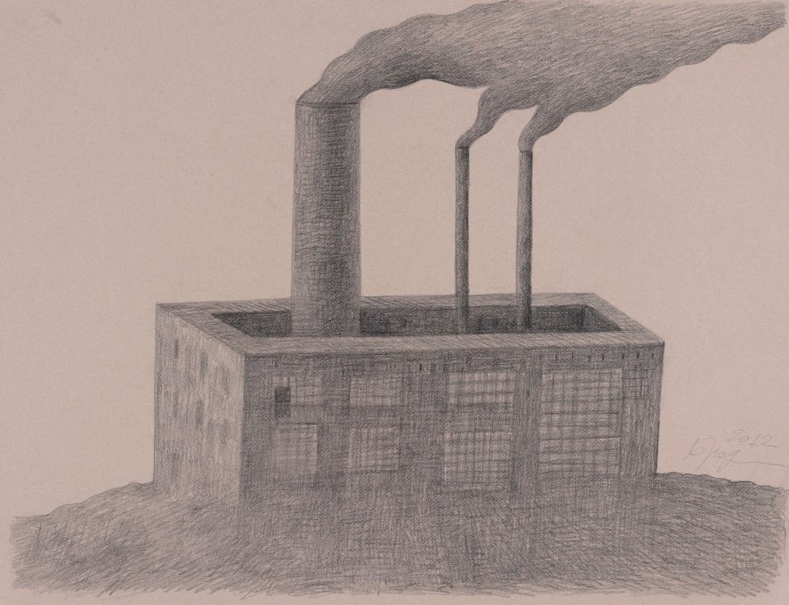 &ldquo;Sketch&rdquo;, 2012, Pencil on paper. (Courtesy Nonna Materkova Collection, London)