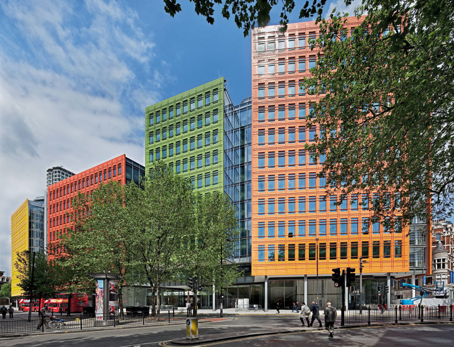 Central St Giles Court by Renzo Piano Building Workshop, London, 2010 (Image: &copy;Renzo Piano Building Workshop)