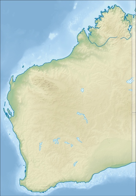 Relief Map of Western Australia. (Image: Tentotwo, courtesy Wikimedia Commons)