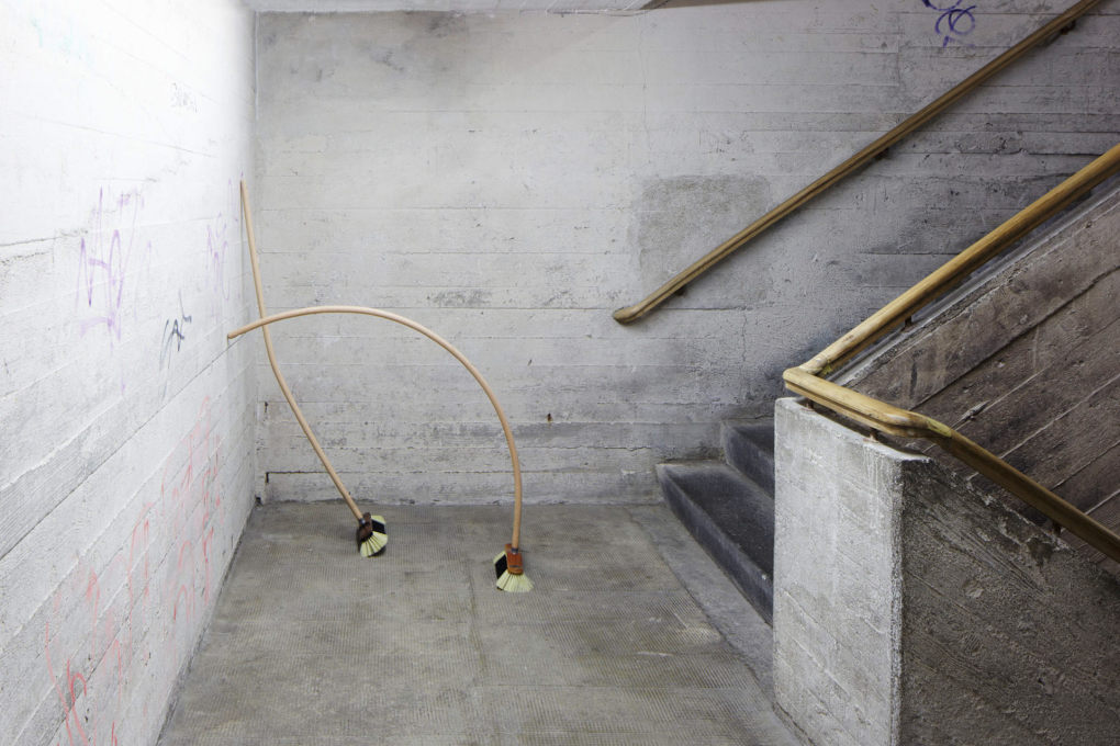 A former bunker in Berlin housing the Boros art collection; installation by Alicja Kwade (Photo: Andreas Gehrke).