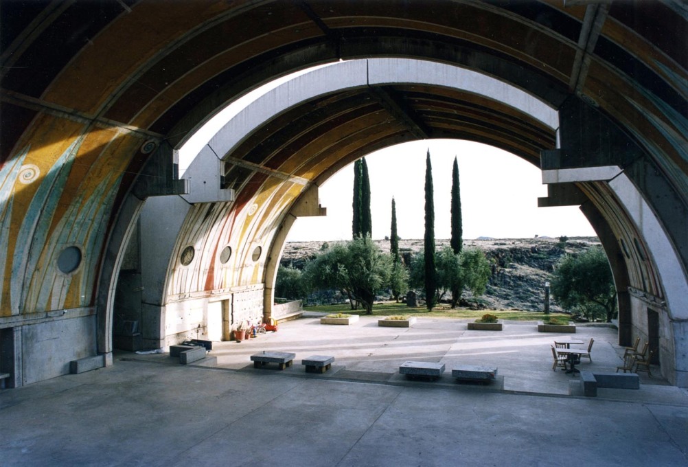 Arcosanti: the main event hall. (Photo: Oliver Elser)