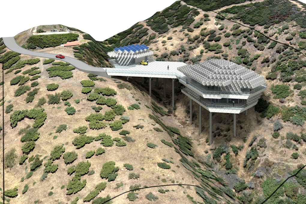 Pearce Ecohouse rendering, Santa Monica Mountains, Los Angeles County. (&copy; Peter Jon Pearce)