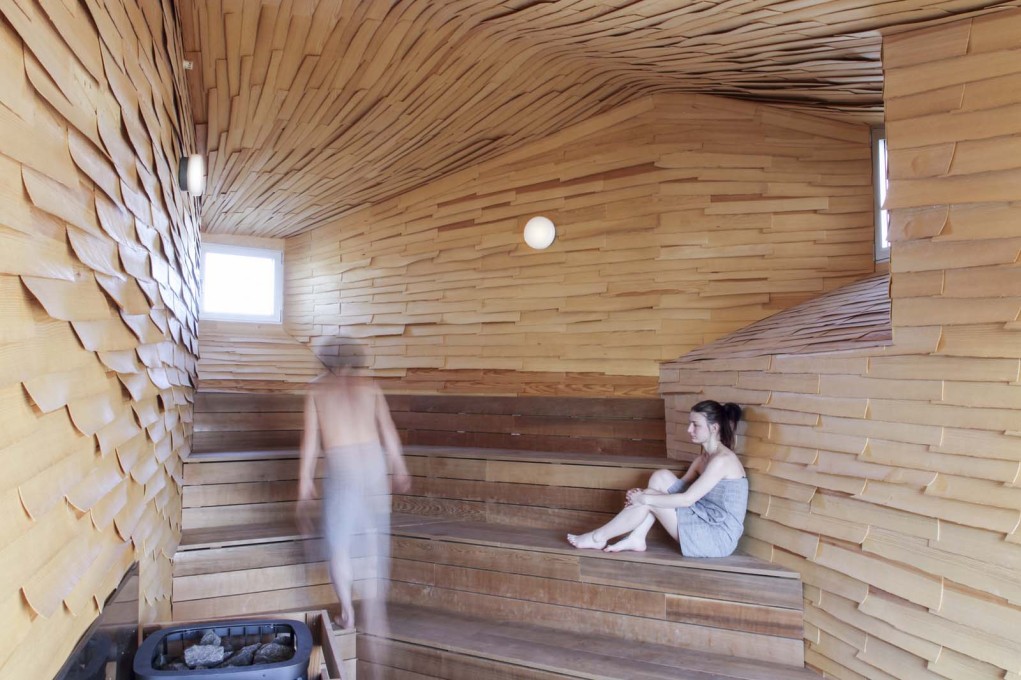 The public sauna in Gothenburg intends to reconnect with the old tradition of public baths serving as as socially mixed meeting points.