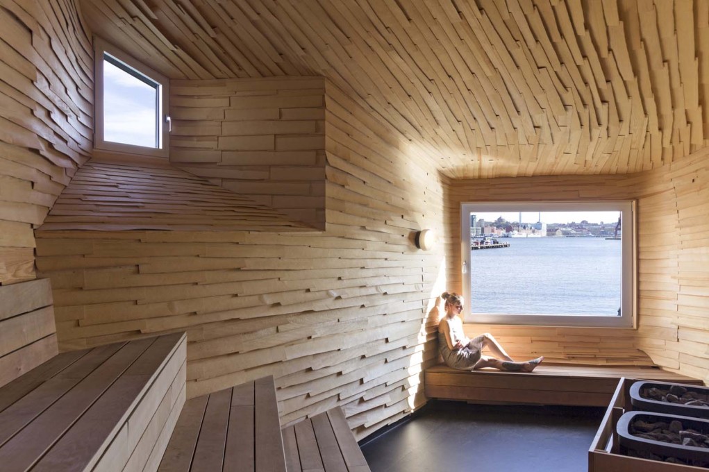 ...that&rsquo;s why the window is so important to the interior of the sauna.
