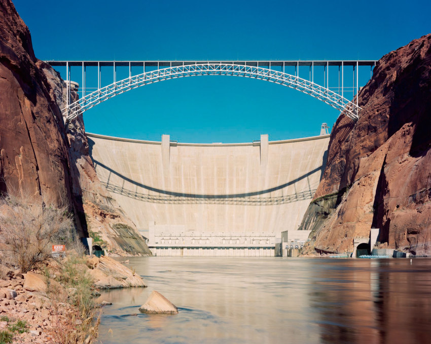 Glen Canyon Dam, Arizona 2014.