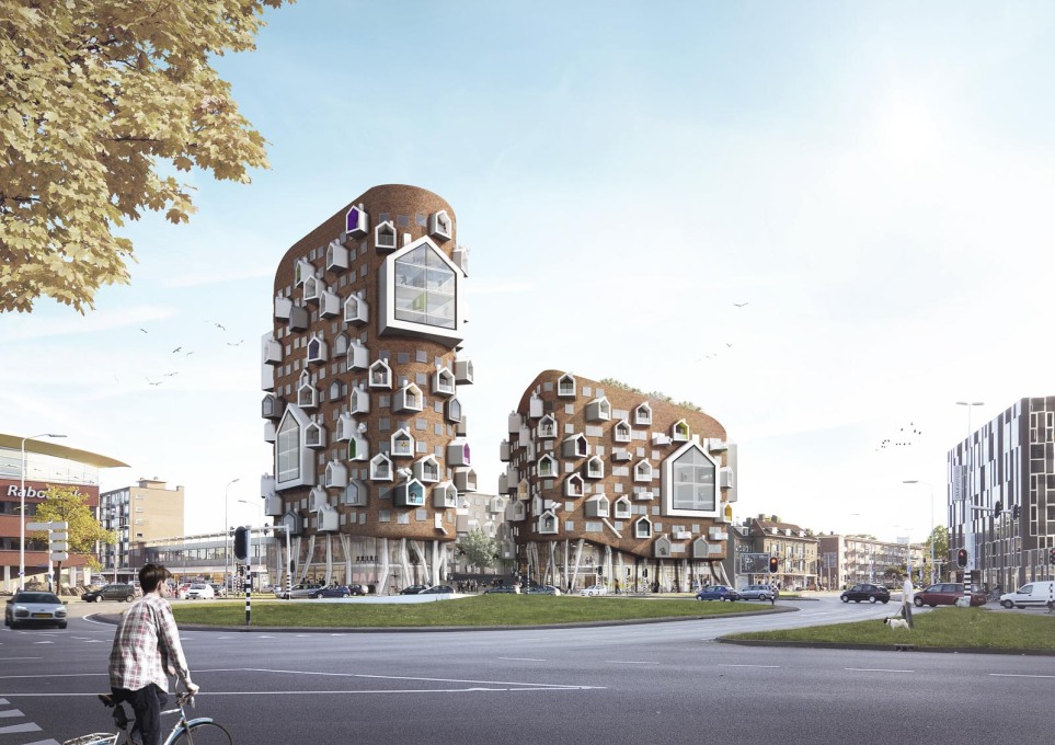 The losing housing scheme by ...Van Aken Architecten too. Hmmm.