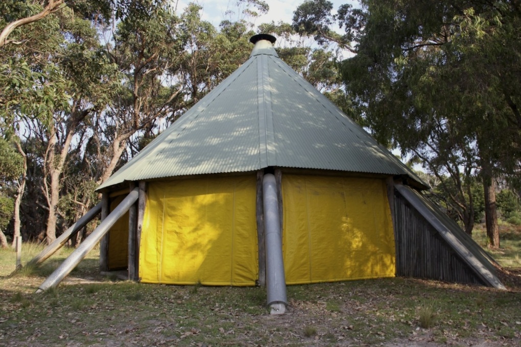 Designed as a permamnent tent, The Barn&rsquo;s architecture is a direct response to its surrounding environment.&nbsp;(Photo courtesy Heritage Division, NSW Office of Environment and Heritage)