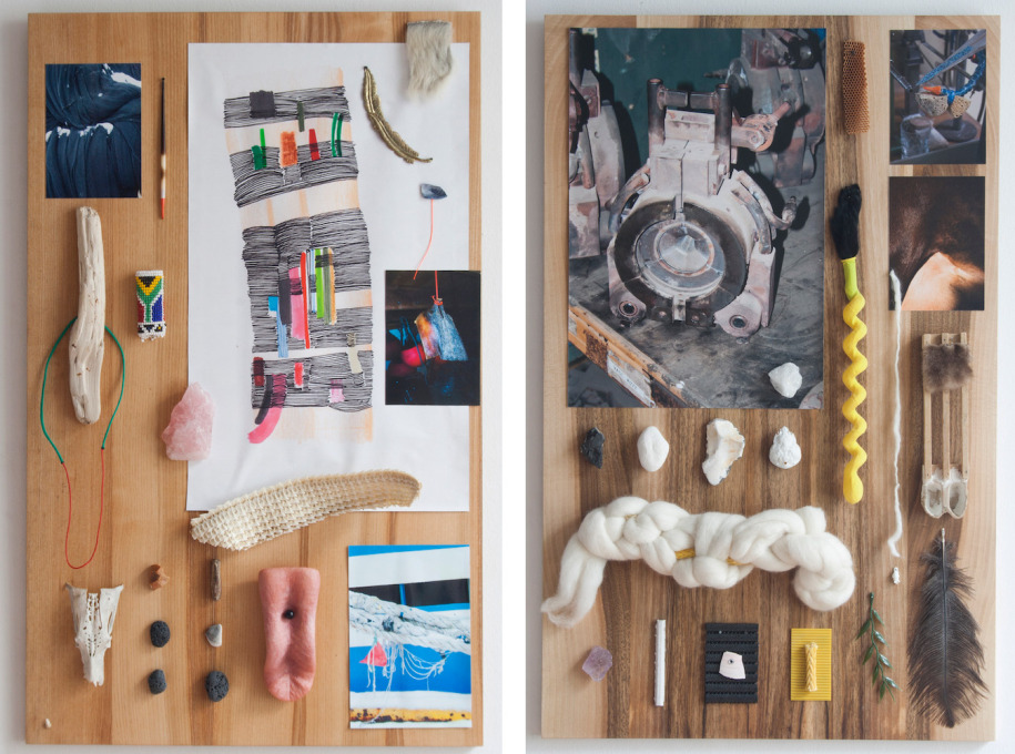 &ldquo;Study Boards&rdquo;, 2015, is an ongoing arrangement of drawings, photos and found objects assembled to suggest a storyline.&nbsp;