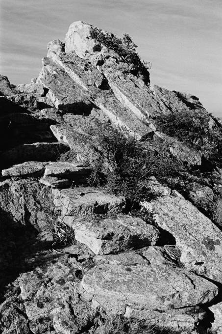 &ldquo;...until you reach the rock pinnacle&rdquo;. (Photo: Gion von Albertini)