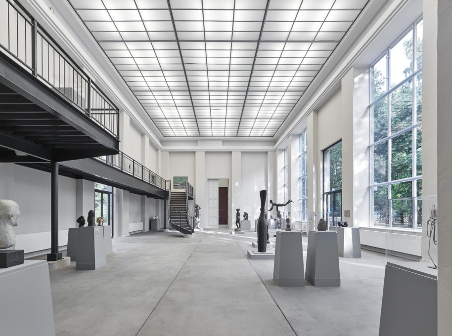 The main gallery of the Kunsthaus Dahlem, Berlin, renovated by Petra and Paul Kahlfeldt Architekten. (All photos: Stefan M&uuml;ller, unless otherwise stated)