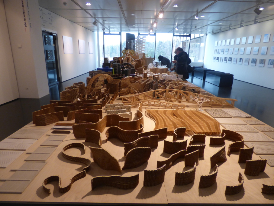 The main exhibition accompanying the conference displayed a wealth of complex fabricated objects...