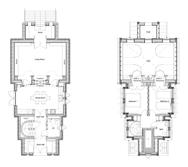 Ground and First Floor Plans&nbsp;(Image: FAT)
