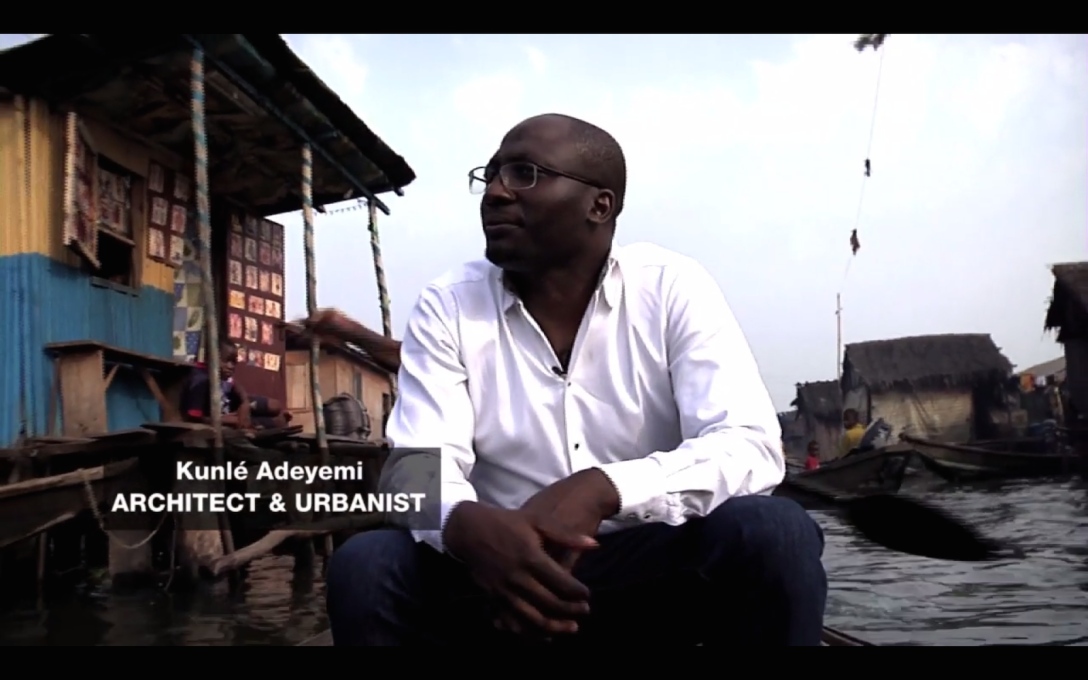 Architect Kunl&eacute; Adeyemi is determined to find solutions to flooding and overcrowding in Nigeria's waterside slums. (All video stills: Al Jazeera)