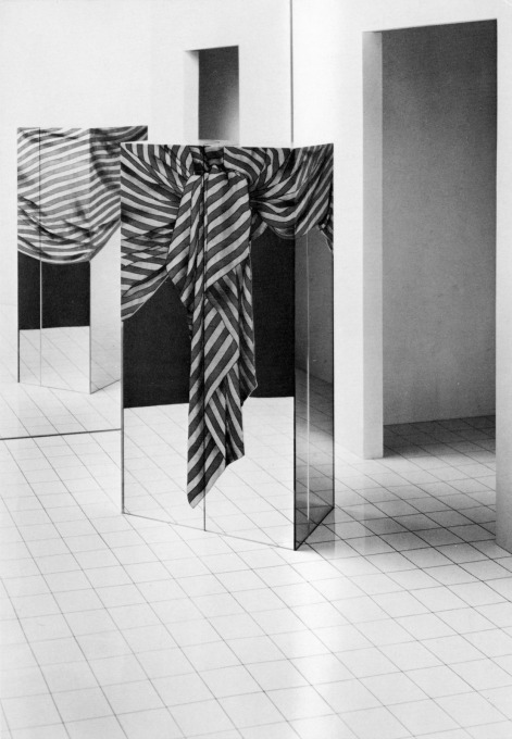 &ldquo;Lehrst&uuml;ck IV&rdquo; from 1978, lesson one in the Haussmann&rsquo;s didactic series of pieces, a cabinet referencing architecture... (Photo courtesy Fri Art and Trix and Robert Haussmann)