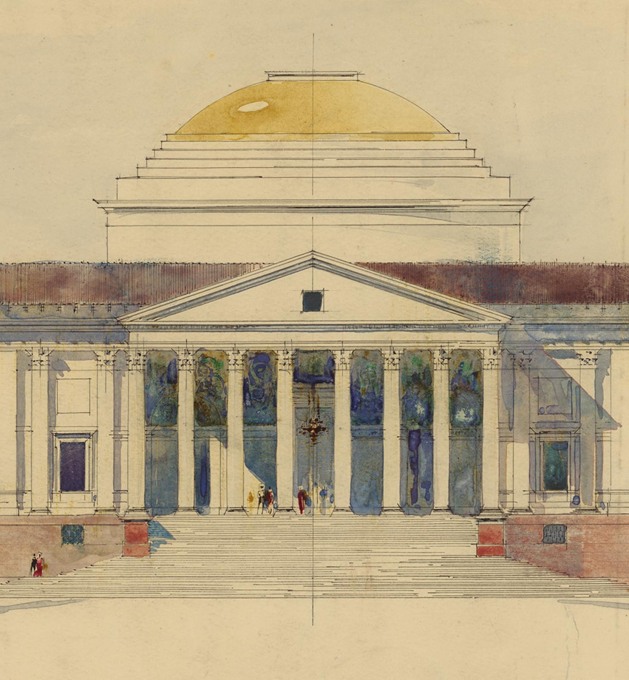 Viceroy&rsquo;s House, New Delhi by Edwin Lutyens, 1912. (Image&nbsp;&copy; RIBA Collections)
