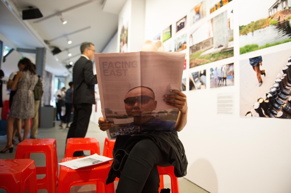 &ldquo;Facing East: Chinese Urbanism in Africa&rdquo;, 2015. Curated by Michiel Hulshof and Daan Roggevan, Storefront for Art and Architecture. (Photo: Qi Lin)