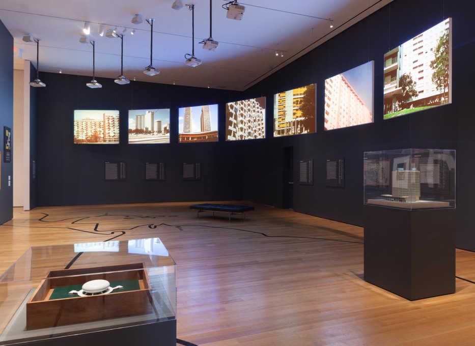 Installation view of &ldquo;Latin America in Construction: Architecture 1955-1980&rdquo;, 2015. (Photo: Thomas Griesel, &copy; The Museum of Modern Art, New York)
