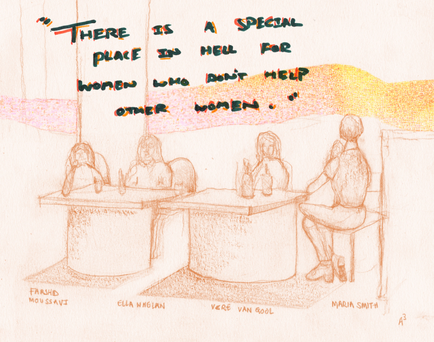 &ldquo;There is a special place in hell for women who don't help other women.&rdquo; (Illustration by Abi Aldridge)