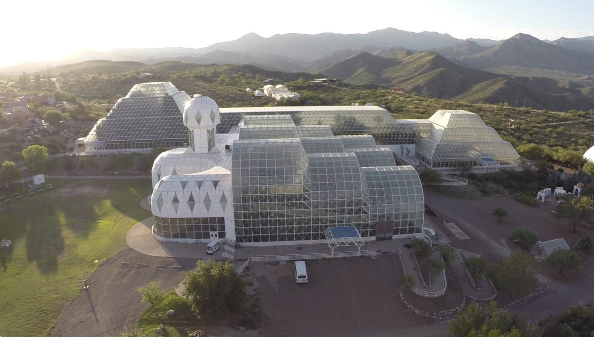 The different Biomes facilitate the flourishing of different life forms... (Courtesy CDO Venture LLP/University of Arizona Biosphere 2)