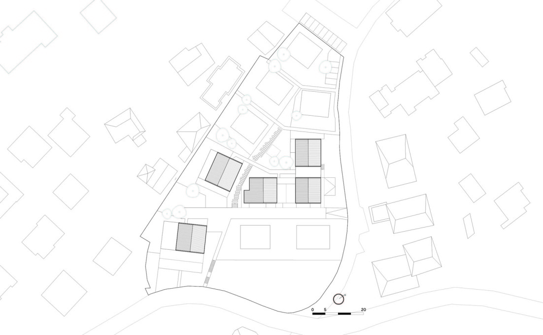 Plan of the Eppan Housing Complex. (All drawings courtesy feld72)