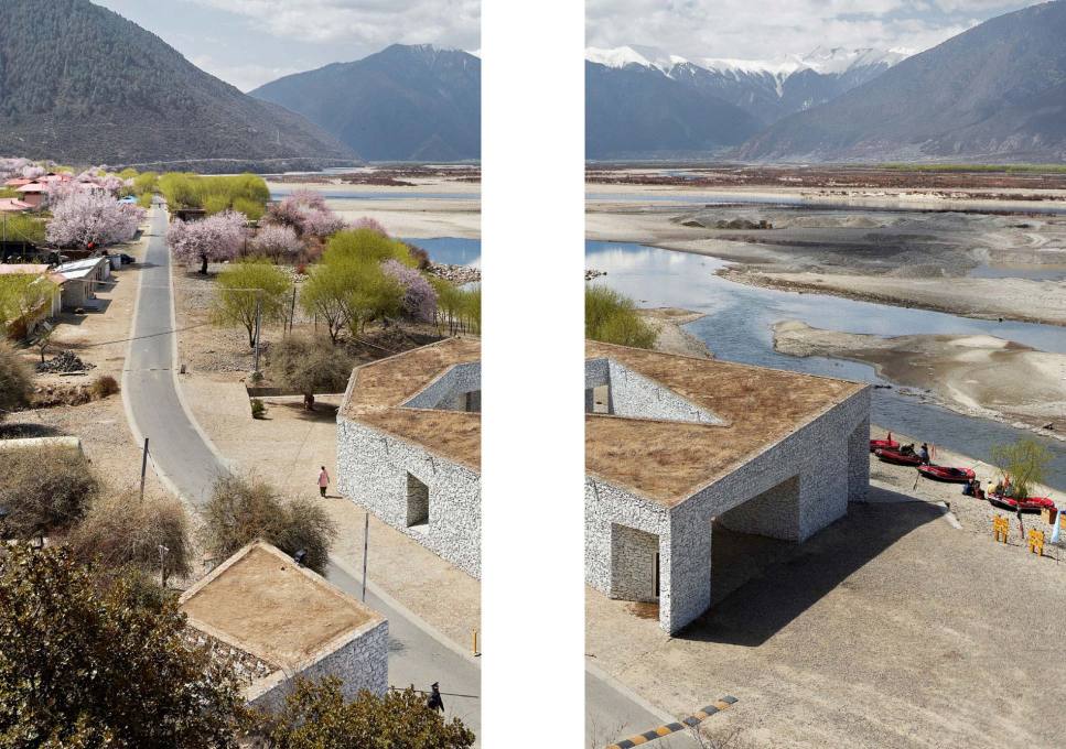 Photo: Niyang River Visitor Center in Linzhi (Tibet) by Standardarchitecture (2009-11)