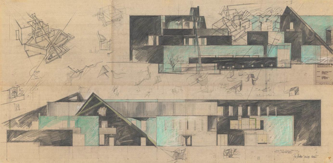 For Hejduk, Zvi&rsquo;s working plans for the building are &ldquo;the most dynamic, kinetic, riveting plans in the history of architecture.&rdquo;