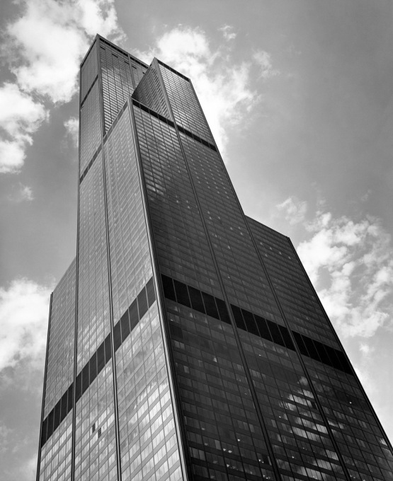 In 1974, SOM completed the 110-storey tall Sears tower. (Photo&nbsp;&copy; Ezra Stoller ESTO)