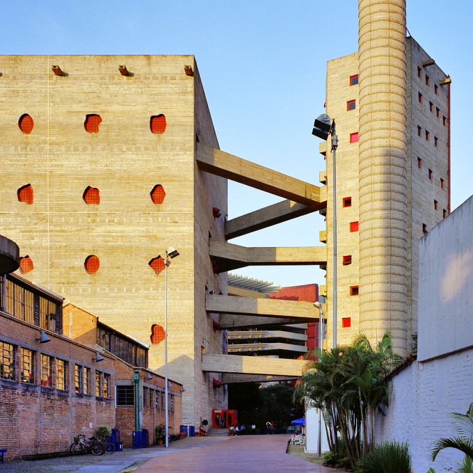 Marcello Ferraz will also participate. Shown here is the SESC Pomp&eacute;ia, a project he completed in conjunction with a superstar of Brazilian modernism, Lina Bo Bardi.
