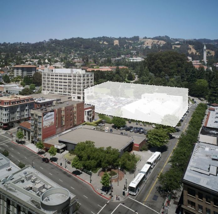 Berkeley&rsquo;s new art museum and film archive was originally intended to be housed in a Toyo Ito building, but after his plan was ditched it's now the site for Diller, Scofidio + Renfro scheme which succeeded it, and is under construction. (Image co
