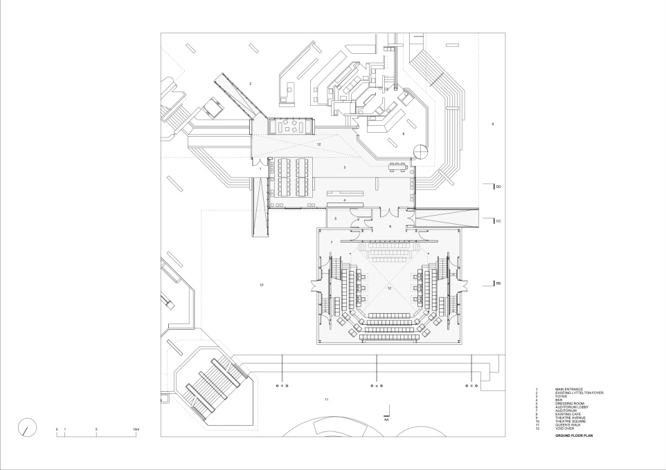 Floor plan (Image &copy;&nbsp;Haworth Tompkins)&nbsp;