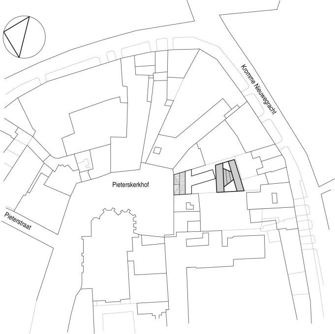 Site plan. (Drawing: Richard Gouverneur, Hans van Heeswijk Architects)