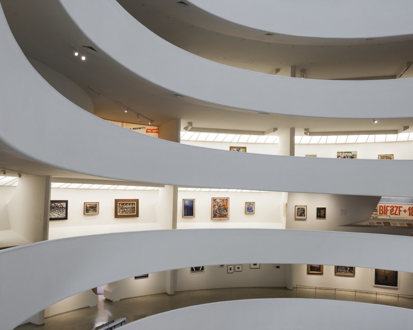 The Italian Futurists attempted to translate dynamic movement into physical form, much as Frank Lloyd Wright aimed to do with his design of the Guggenheim. (Photo: Kris McKay&nbsp;&copy;&nbsp;SRGF)