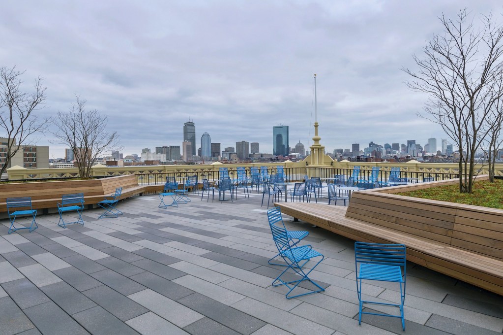 This is a publicly accessible terrace providing sweeping views over Boston. (Photo courtesy Anton Grassl/ESTO)