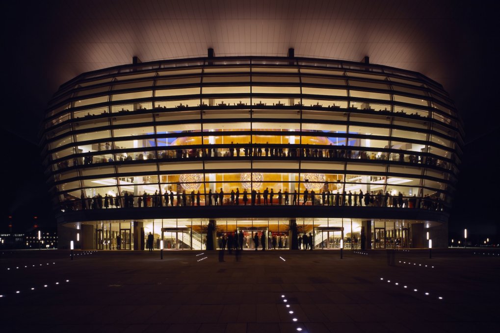 The main fa&ccedil;ade of the Copenhagen Opera House (2004), one of Larsen&rsquo;s most celebrated works.&nbsp;(Photo:&nbsp;Adam M&yuml;rk)