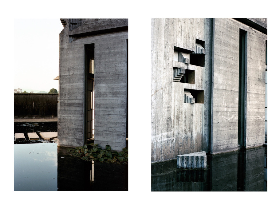Familiar tropes of Scarpa's work are incorporated into the tomb and its surroundings, including water features...