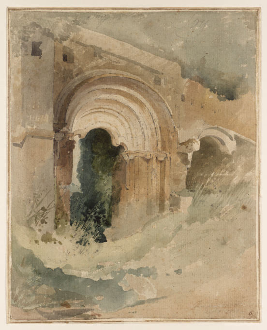 A cloacal quality: Jon Sell Cotman&rsquo;s &ldquo;Doorway of the Refectory, Rievaulx Abbey&rdquo;, 1803 (Photo: Tate)