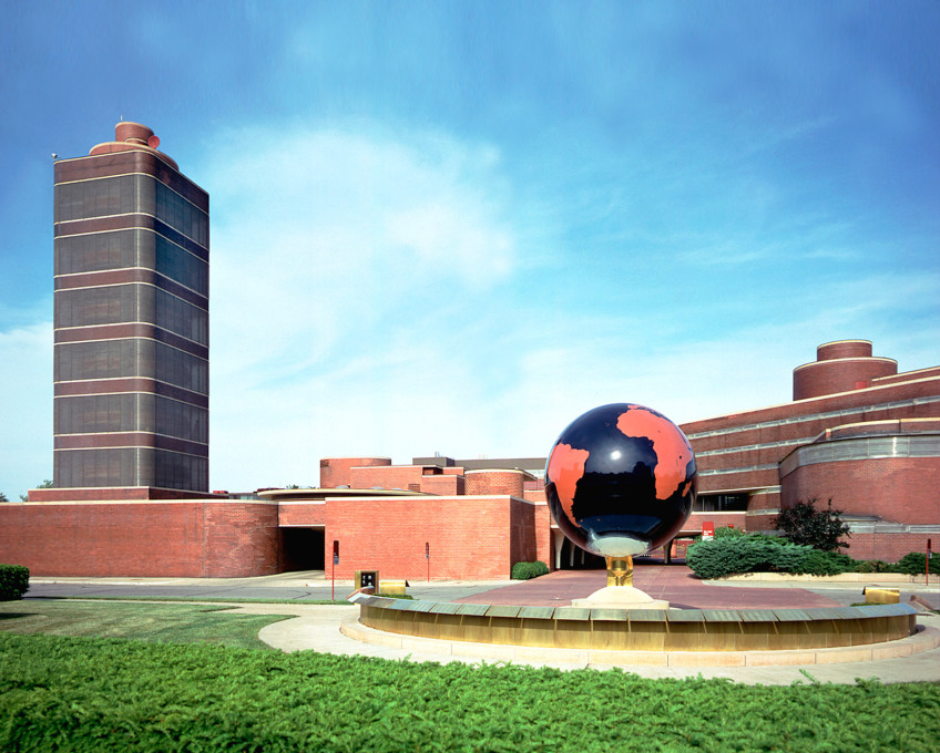 External view of the Frank Lloyd Wright-designed SC Johnson Administration Building and Research Tower. (All images courtesy SC Johnson, unless stated)